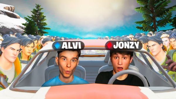 JONZY und ALVI *GEGEN* 100 Zuschauer in Fortnite Season 4! 👑