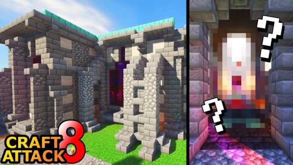 Wir fangen die Kirche & Metzgerei mit Rewi an! - Minecraft Craft Attack 8 #165