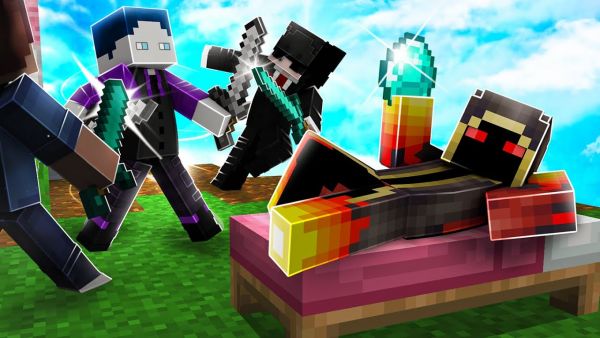 BASTIGHG & PAPAPLATTE SPIELEN MINECRAFT BEDWARS