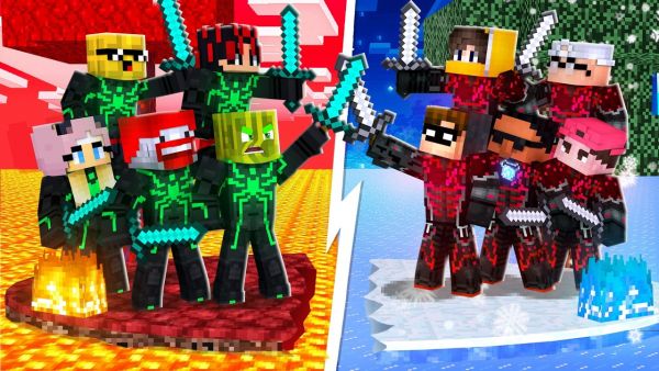 4 VS 4: DER NÄCHSTE GROßE "HELDEN KAMPF"?! (Minecraft Helden)