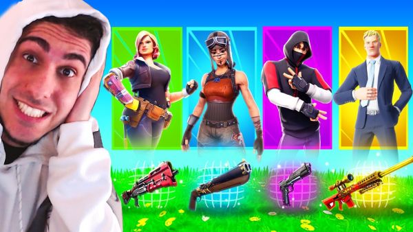 Zufällige WAFFEN Skin Challenge in Fortnite! SYou VS. Standart Skill!