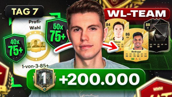 200K Gewinn in Rivals Rewards 👉 WL Team 🔥 FC 25 ohne Echtgeld: Tag 7
