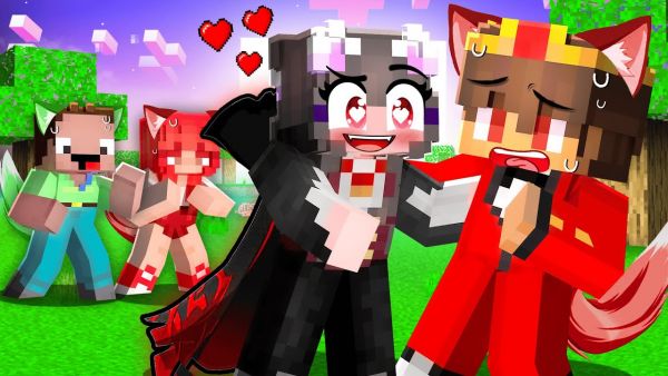 WERWOLF und VAMPIR Verbotene LIEBE in Minecraft!