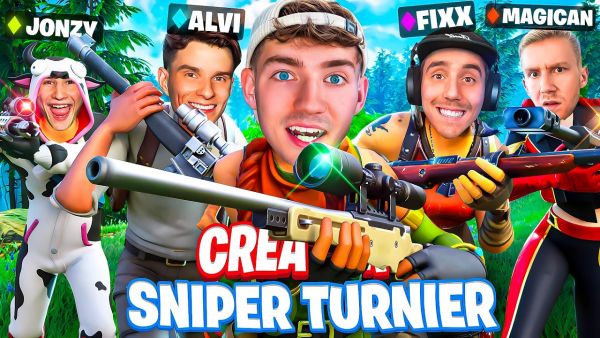 Das XXL CREATOR SNIPER Turnier in FORTNITE! 😱🏆