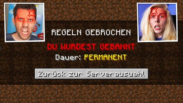 2 YOUTUBER MÜSSEN GEBANNT WERDEN - Minecraft Helden