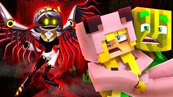 MINECRAFT, ABER MURDER DRONES VERFOLGT UNS?!