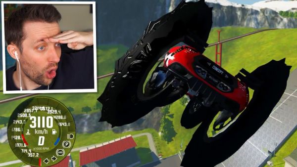 MEINE REIFEN EXPLODIEREN beim HOCHSPRUNG in BeamNG