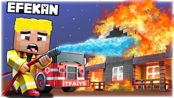 İTFAİYECİ AİLESİ EFEKAN'I EVLAT EDİNDİ! 😱 - Minecraft