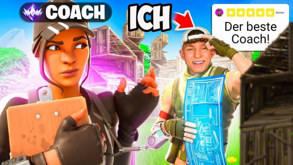 TRYUS hat sich einen FORTNITE COACH gekauft und gibt sich als ANFÄNGER aus!