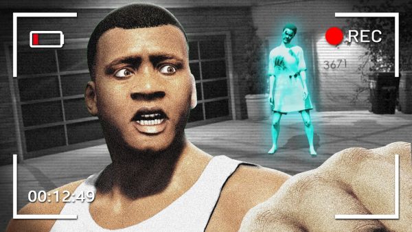 Ein GEIST ist in FRANKLINS HAUS in GTA 5..👻 (HILFE)
