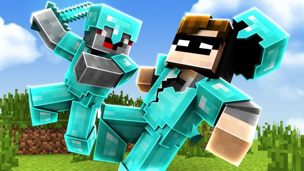 ALPHA CLAN vs. EIS KRIEGER in Minecraft Helden