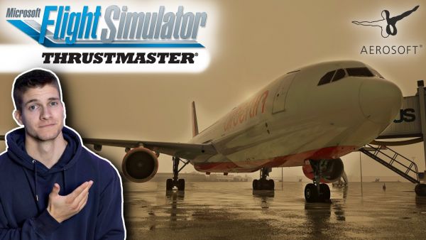 Aerosoft A330! Endlich ist er da! Flight Simulator LIVE - VATSIM - Thrustmaster TCA - AeroSimGermany