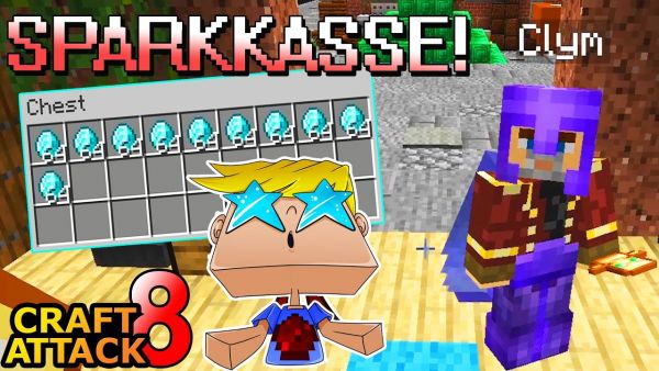 Die Bank wird offiziell eröffnet! Der erste Kunde zahlt ein! - Minecraft Craft Attack 8 #167