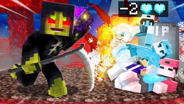 MEIN 2. KILL: ICH GEWINNE 1 VS 2... MIT LETZTEM HERZ?! (Minecraft Helden)