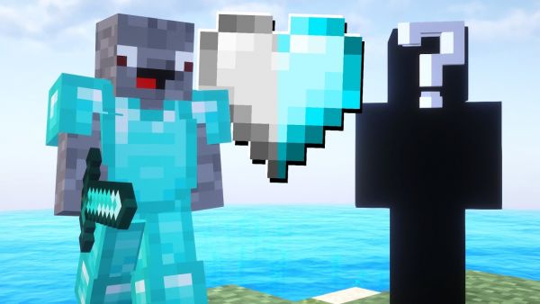 mit diesem YouTuber kämpf ich um mein letztes Herz in Minecraft Helden