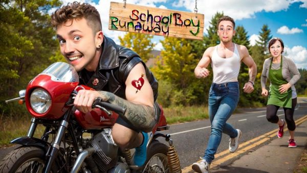 УГОНЯЮ МОТОЦИКЛ ЗЛЫХ РОДИТЕЛЕЙ В SCHOOLBOY RUNAWAY В МАЙН