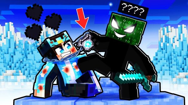 HACKER LÜGT und KLAUT UNSER HERZ AMULETT in Minecraft HELDEN!
