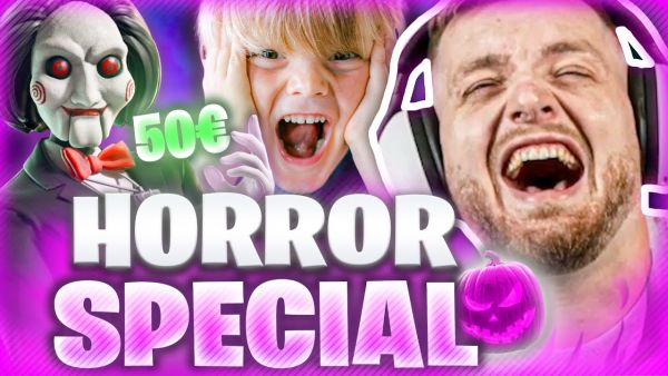 😨😳11 JÄHRIGER schaut SAW und ZOCKT 11 STUNDEN am TAG FORTNITE! - Random Squads Halloween SPECIAL