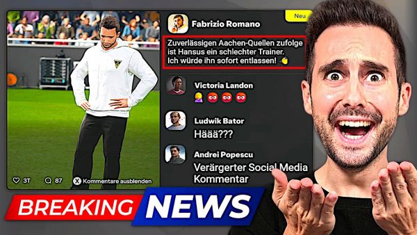 HÄÄ WAS LÄUFT BEI FABRIZIO ROMANO IN FC 25 FALSCH?? 😳🤦 FC 25 Aachen Karriere #14