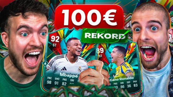 REKORD!! NEUER ACCOUNT! WER erreicht MEHR in 1 STUNDE mit 100€ in FC 25 🔥🤯 (ACCOUNT BATTLE 🏆)