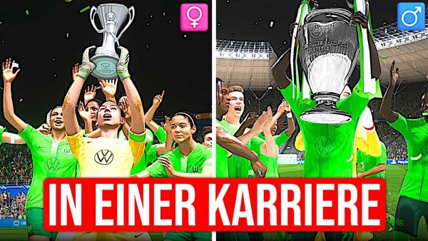 Mit Wolfsburg FRAUEN & MÄNNER zum CL Titel IN EINER KARRIERE! 🏆🏆🔥