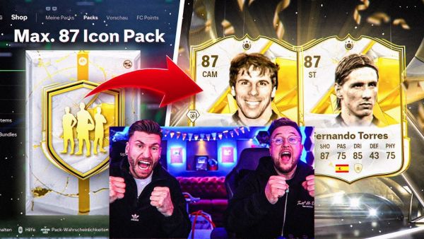 Wir ÖFFNEN das MAX 87 BASE ICON PACK 😱😱 Bestes TEAM in EA FC 25 gebaut 😍