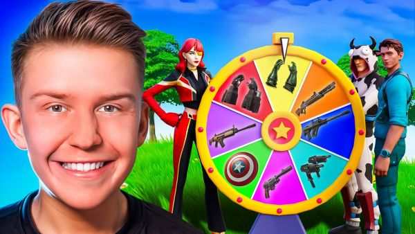 DAS FORTNITE LUCKY WHEEL YOUTUBER BATTLE! 🍀