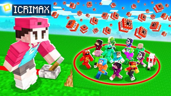 1500€ wer ZULETZT den KREIS VERLÄSST in MINECRAFT!