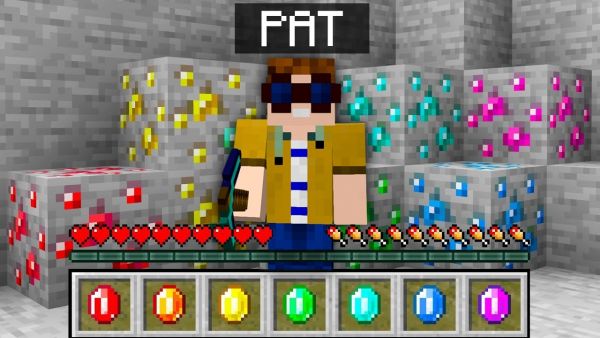 ICH BAUE alle SELTENEN ERZE AB in Minecraft!