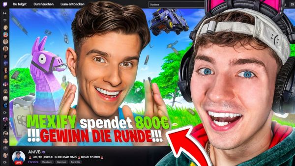 Wir SPENDEN kleinen FORTNITE STREAMERN viel Geld! 🤑🔥