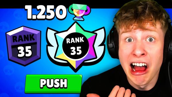 *ERSTER* RANG 35🏆 Brawler PUSH!😍 - Trophy Box🏆 Pokale farmen!😍