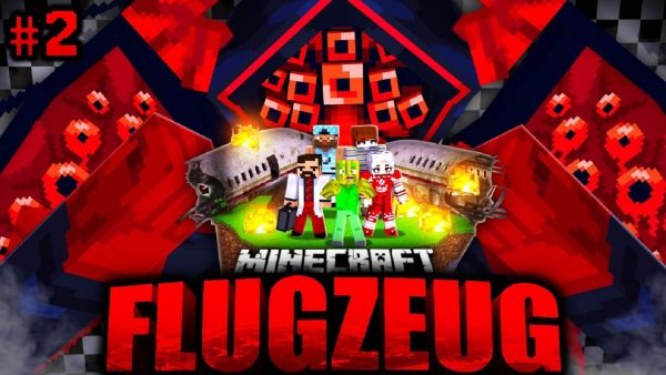 DER FLUGZEUG ABSTURZ... ZUM... "TEUFEL"?! - Minecraft FLUGZEUG #02