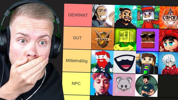 ich BEWERTE ALLE Minecraft HELDEN YOUTUBER!!