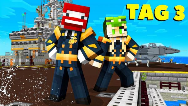 UNSER ERSTER TAG bei der MARINE! in Minecraft Militär