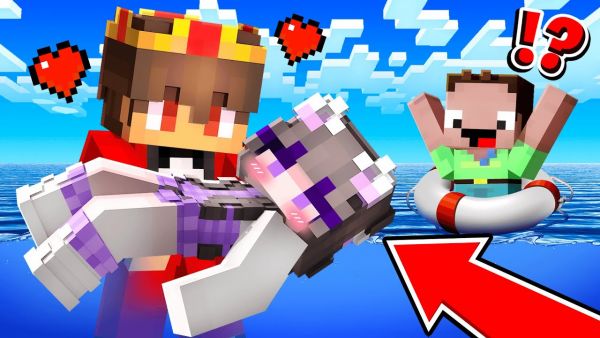 Semlaki Rettet MÄDCHEN im Meer in Minecraft!