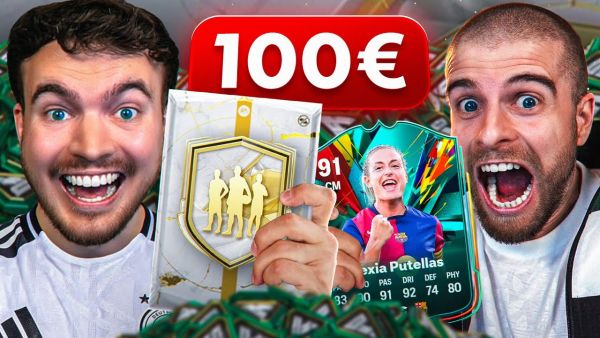 ICON PACKS!! NEUER ACCOUNT! WER erreicht MEHR in 1 STUNDE mit 100€ in FC 25 🔥🤯 (ACCOUNT BATTLE 🏆)
