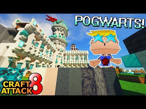 Große Pogwarts Planung mit allen Leuten! Oberstadt & mehr! - Minecraft Craft Attack 8 #171