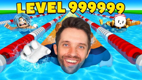 BENX SCHWIMMT 999999 RUNDEN im SCHWIMM SIMULATOR!