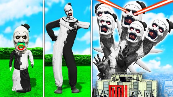 GTA 5 - TERRIFIER zu GOTT TERRIFIER upgraden!🤡