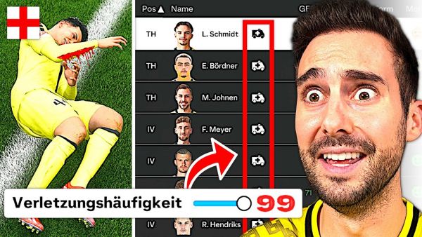WIE LANGE ÜBERLEBT MEIN TEAM 99% VERLETZUNGSRISIKO?? 🚑😳 FC 25 Aachen Karriere #19