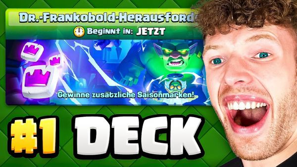 😱🏆DAS *BESTE* DECK für die FRANKOBOLD-CHALLENGE! (Einfach & OP) | Clash Royale Deutsch