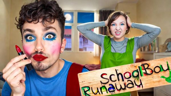 ПОЛЬЗУЮСЬ КОСМЕТИКОЙ ЗЛЫХ РОДИТЕЛЕЙ В SCHOOLBOY RUNAWAY &