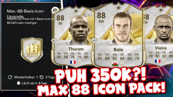 PUHHH 350K! LOHNT SICH DAS MAX 88 ICON PACK in EA FC 25