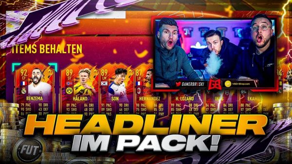 OMG! Zu HEFTIGER HEADLINER im Pack 🔥 FIFA 21: Best of Headliners 2 Pack Opening 😱