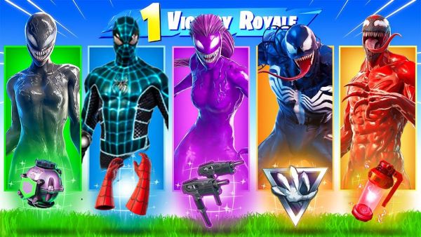 die  ZUFÄLLIGE VENOM SKIN Challange in Fortnite!