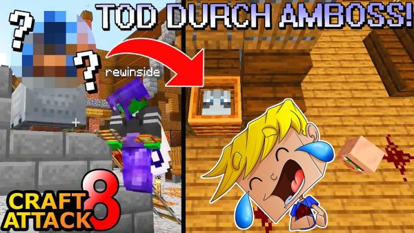 Ein Haus in Rewis Keller & schon wieder Tod durch Amboss? - Minecraft Craft Attack 8 #173