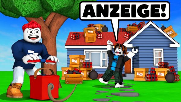 ICH NERVE MEINE HORROR NACHBARN 👿 in Roblox