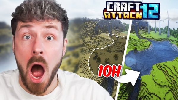 Ihr glaubt NIEMALS was ich IN 10 STUNDEN CRAFT ATTACK 12 GEBAUT HABE!! 🤯🤯🤯