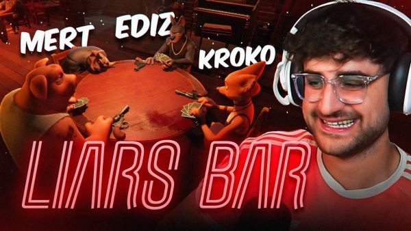 ELI SPIELT DAS ERSTE MAL LIARS BAR UM 500€!😂 DAS LÜGEN KANN BEGINNEN!🕵🏼‍♂🃏 mit Mert, Ediz & Kroko🔥