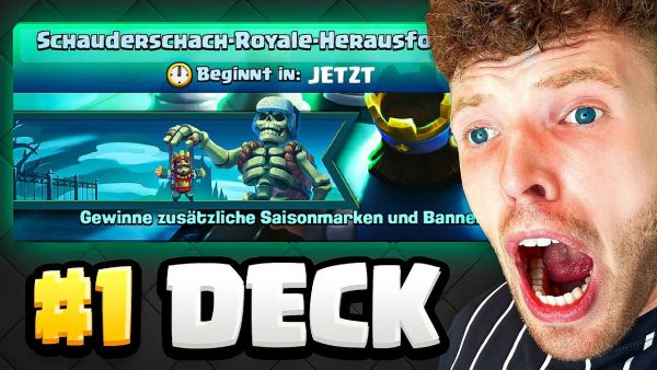 😱🥇DAS *BESTE* DECK für SCHAUDERSCHACH! (Geheimer Trick) | Clash Royale Deutsch